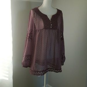 Cute sheer tunic